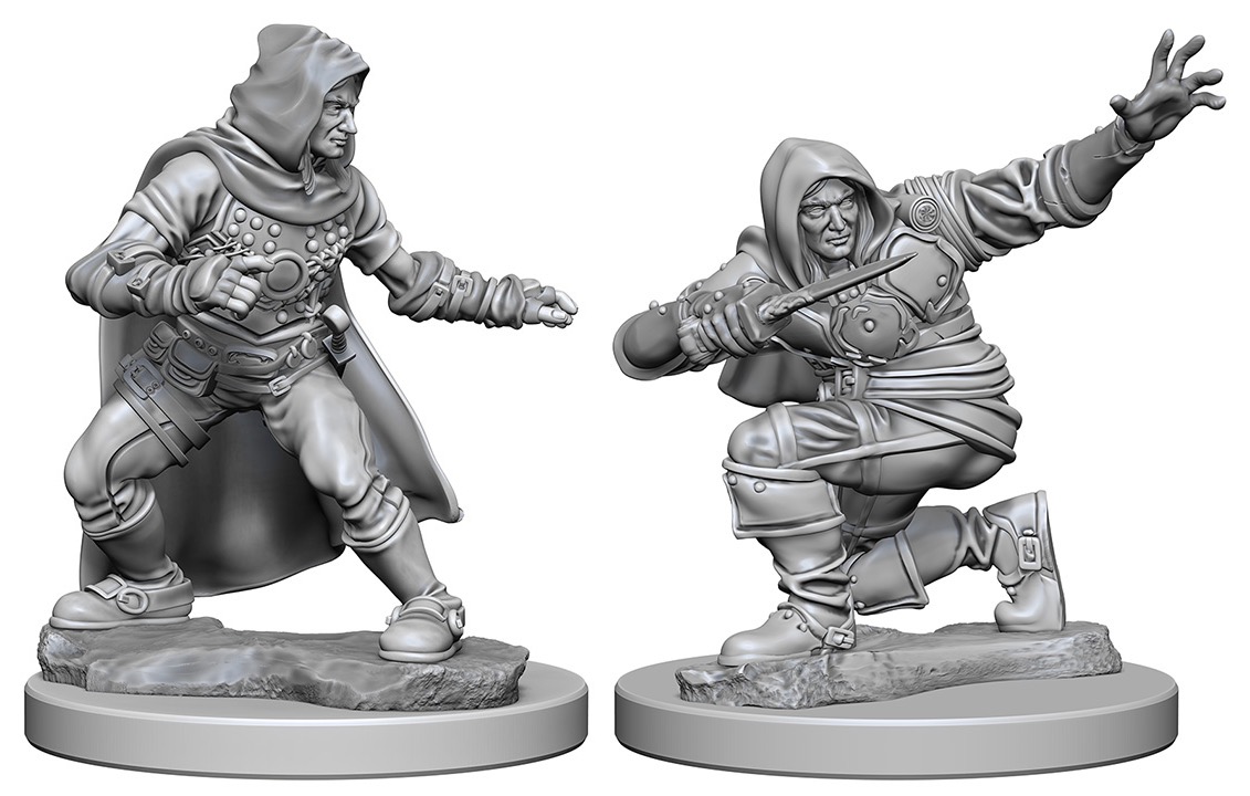 Pathfinder Battles Unpainted Minis - Human Male Rouge